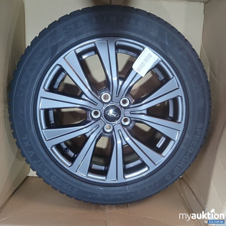 Artikel Nr. 444452: Ford Alu Felge 7x17 ET47,5 Semperit 215/55 R17 Winterkomplettrad  