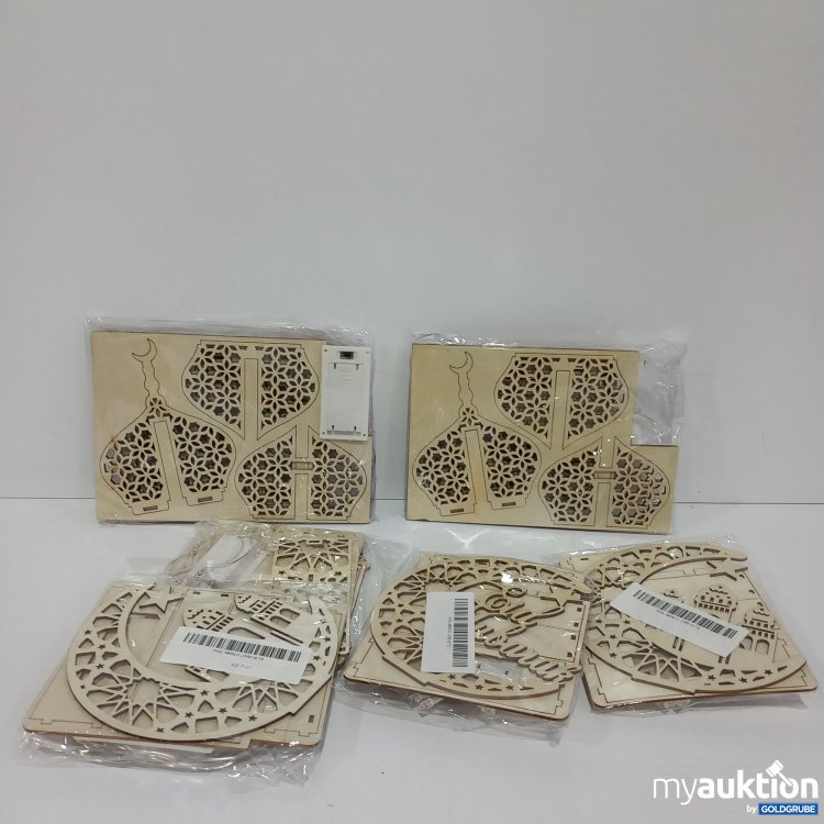 Artikel Nr. 521452: Deko Holz zum Zusammenbauen mit Beleuchtung lt. Foto 