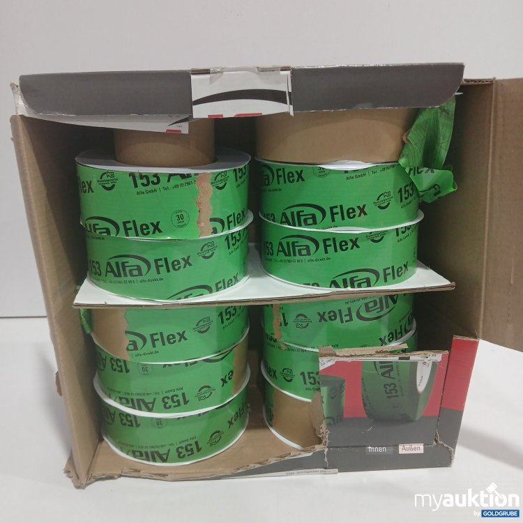 Artikel Nr. 887452 Artikel Nr. 887452: Alfa Flex Hochflexibles Folienklebeband 11 Stück x50mm x25m