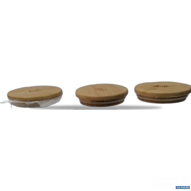 Artikel Nr. 889452: Koro Vorratsglas mit Bambusdeckel 1500ml 3Stk 