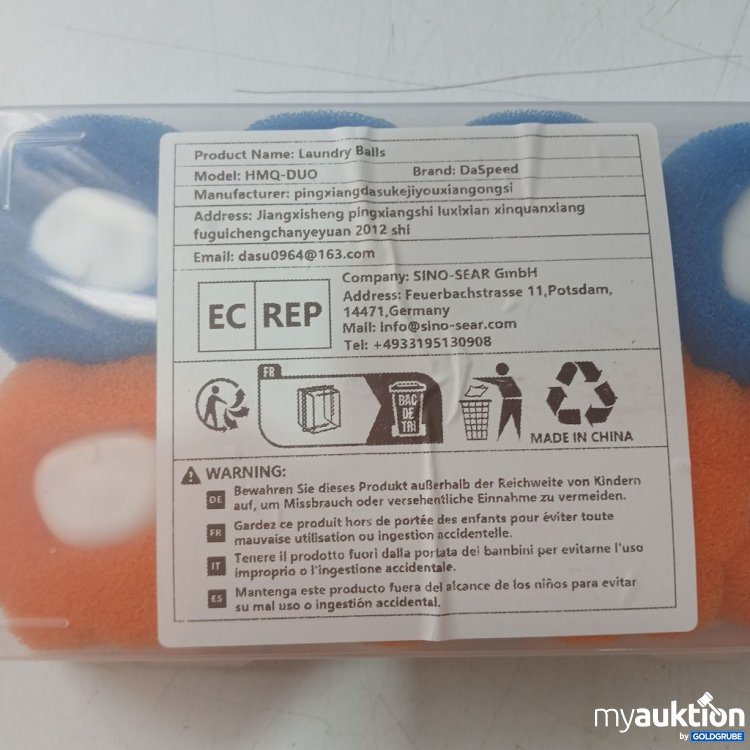 Artikel Nr. 933452: DaSpeed Laundry Balls HMQ-DUO