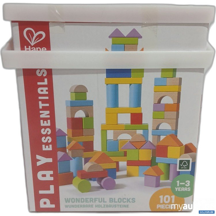 Artikel Nr. 992452 Artikel Nr. 992452: Hape Play Essentials Wonderful Blocks 101 Pieces