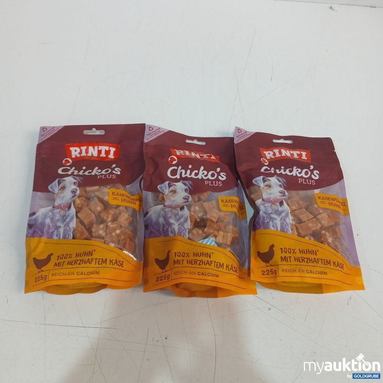 Artikel Nr. 470453: Rinti Chicko's Plus Käsewürfel mit Huhn 3x 225 g