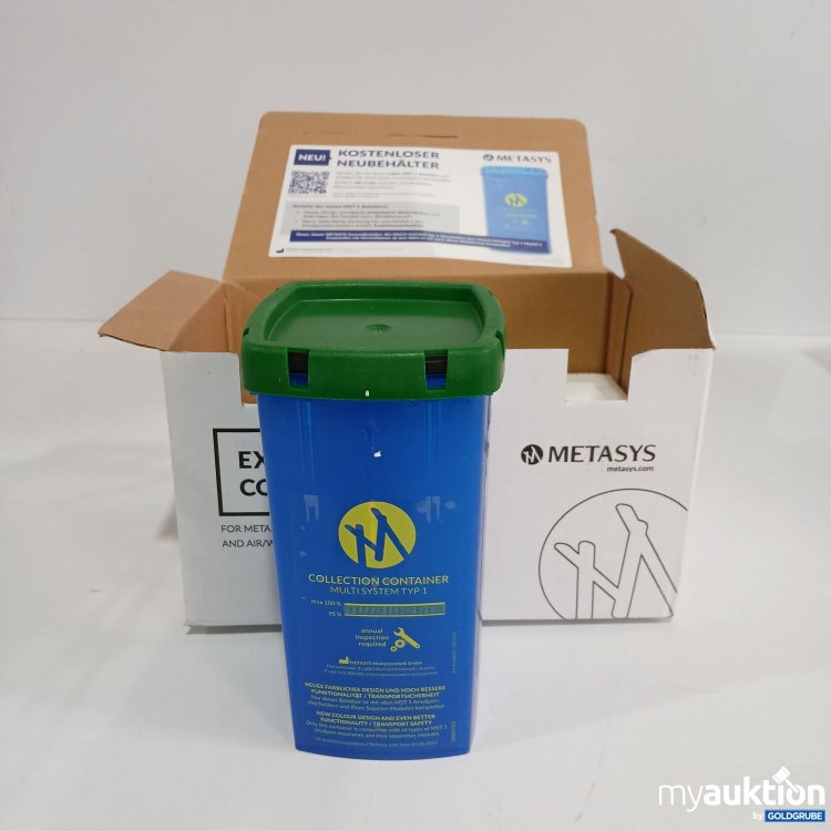 Artikel Nr. 519453 Artikel Nr. 519453: Metasys Collection Container Multi System Typ1