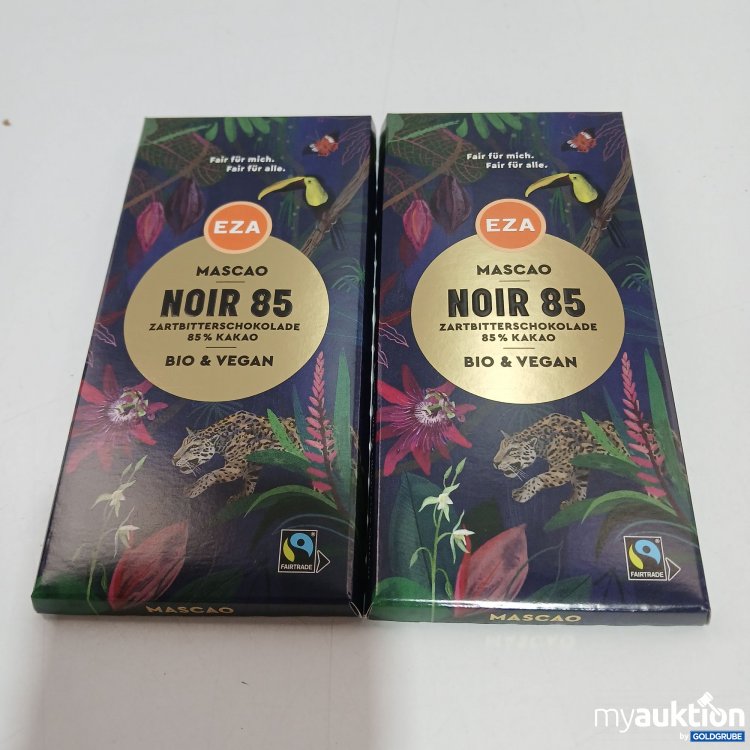Artikel Nr. 869453 Artikel Nr. 869453: Eza Mascao Noir 85 Zartbitterschokolade Bio&Vegan 2x100g
