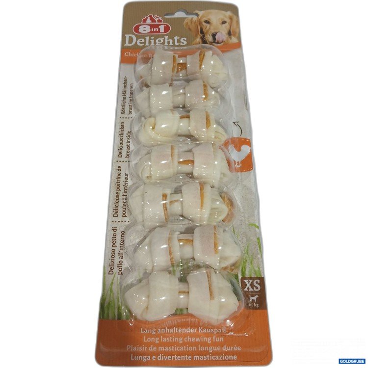 Artikel Nr. 885453: Delights 8in1 Chicken Bones XS 84g