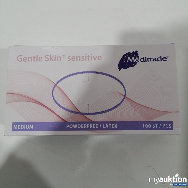 Artikel Nr. 890453: Meditrade Gentle Skin Sensitive Powderfree/Latex Handschuhe Gr. M 100 Stk