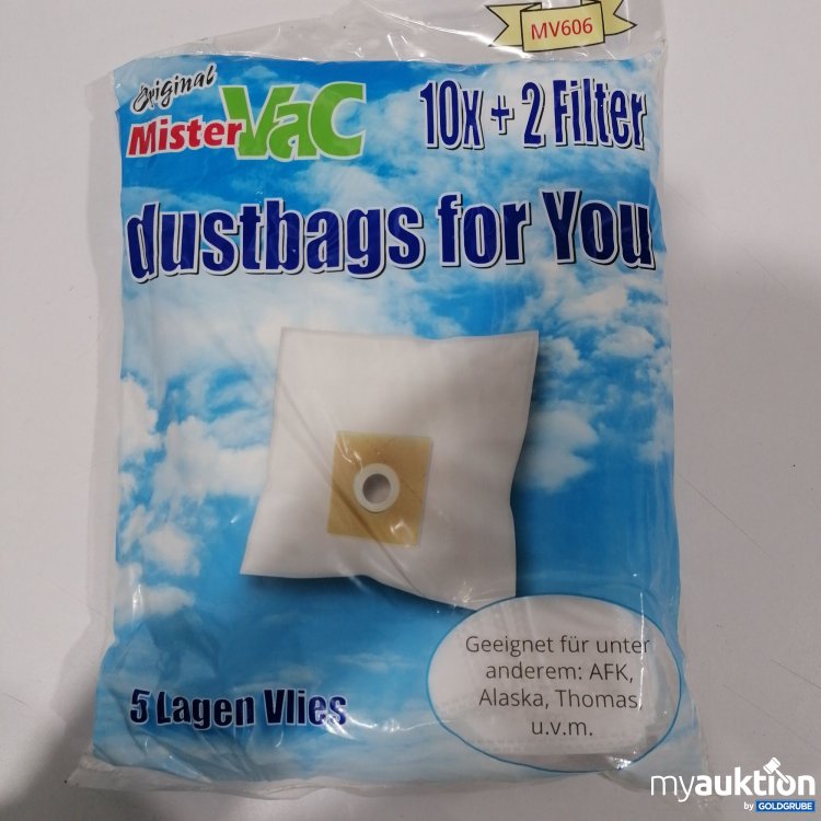 Artikel Nr. 895453: Original MisterVAC Filter 12Stk MV 606