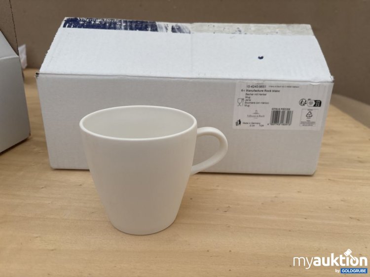 Artikel Nr. 921453: Villeroy & Boch Manufacture Rock blanc Becher mit Henkel