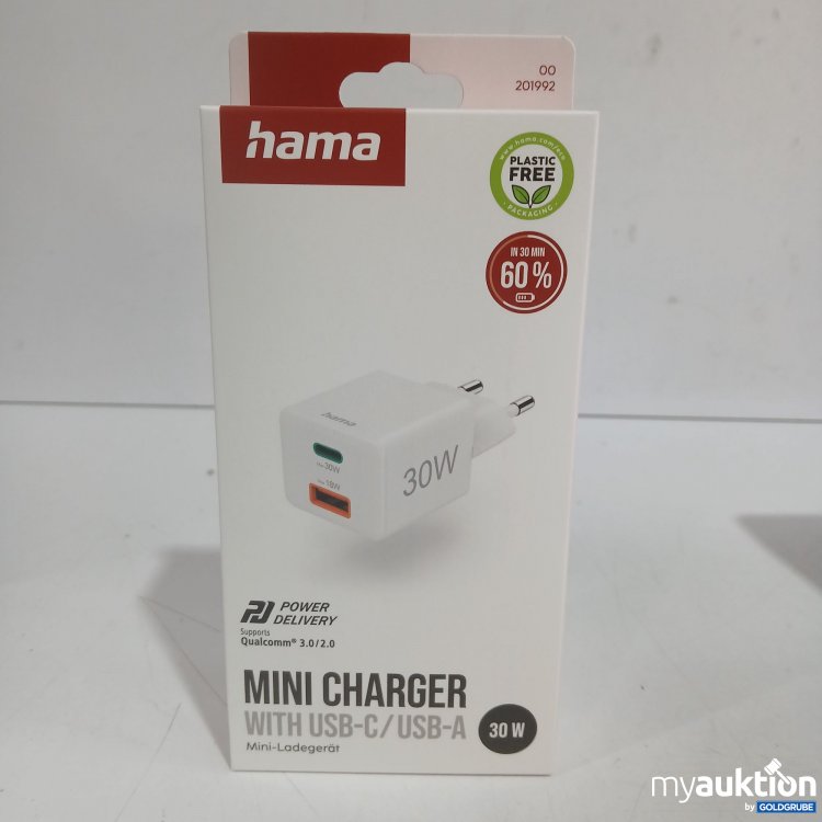 Artikel Nr. 977453 Artikel Nr. 977453: Hama Mini Charger with USB-C/USB-A 30W