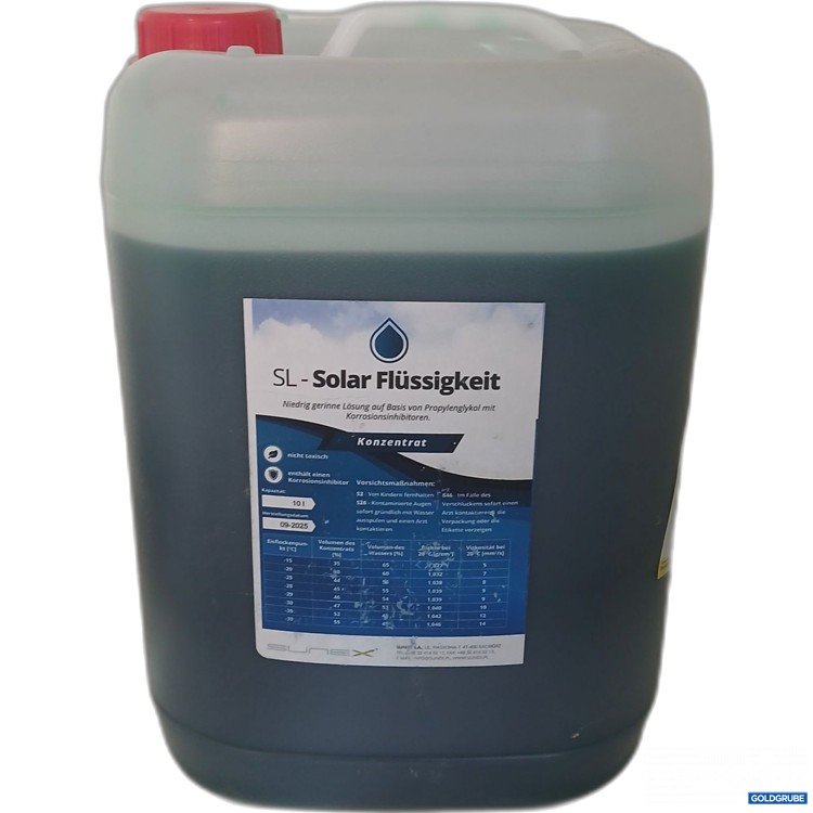 Artikel Nr. 978453: SL Solar Flüssigkeit Konzentrat 10l 