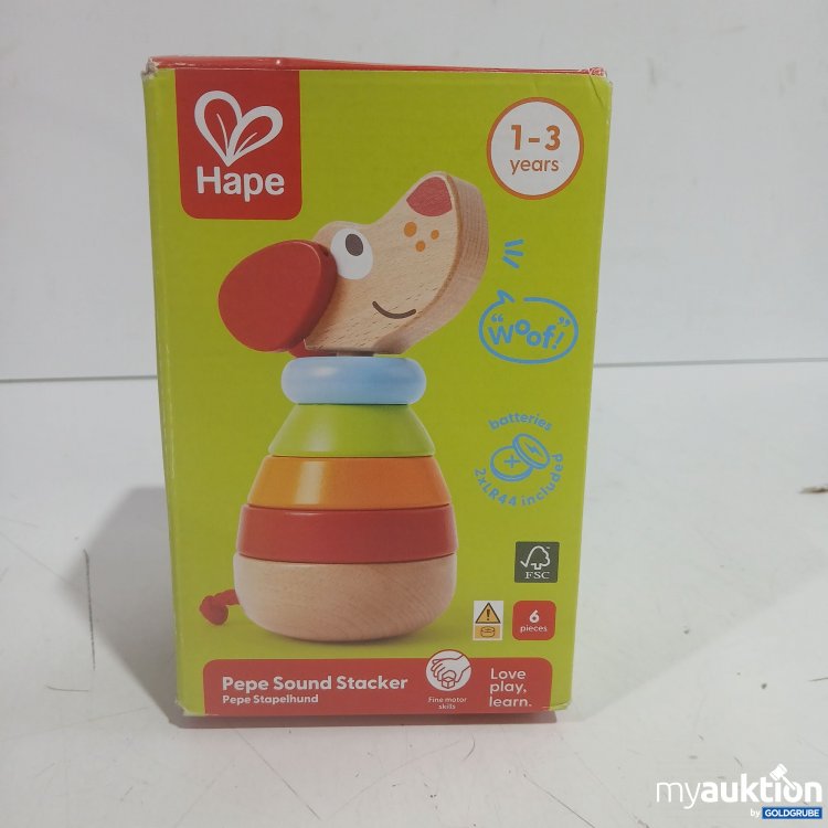 Artikel Nr. 992453 Artikel Nr. 992453: Hape Pepe Sound Stacker