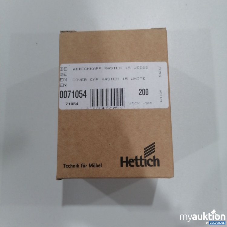 Artikel Nr. 355454 Artikel Nr. 355454: Hettich Abdeckkapp Rastex 15 Weiss
