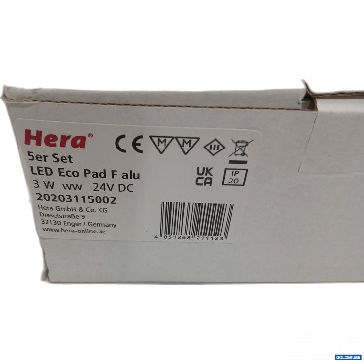 Artikel Nr. 443454: Hera 5er Set LED Eco Pad F alu  Art.Nr: 20203115002