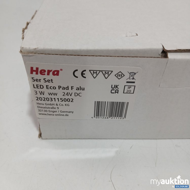 Artikel Nr. 443454: Hera 5er Set LED Eco Pad F alu  Art.Nr: 20203115002