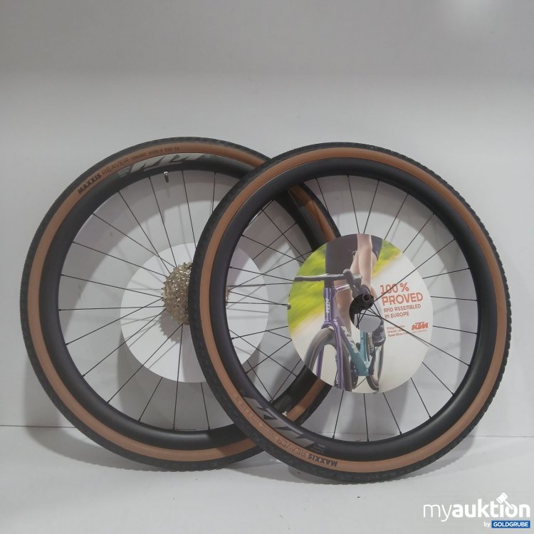 Artikel Nr. 465454 Artikel Nr. 465454: KTM Felgen Team Carbon Gravel Etrto 622x25 mit Reifen Maxxis Reaver 700x45C