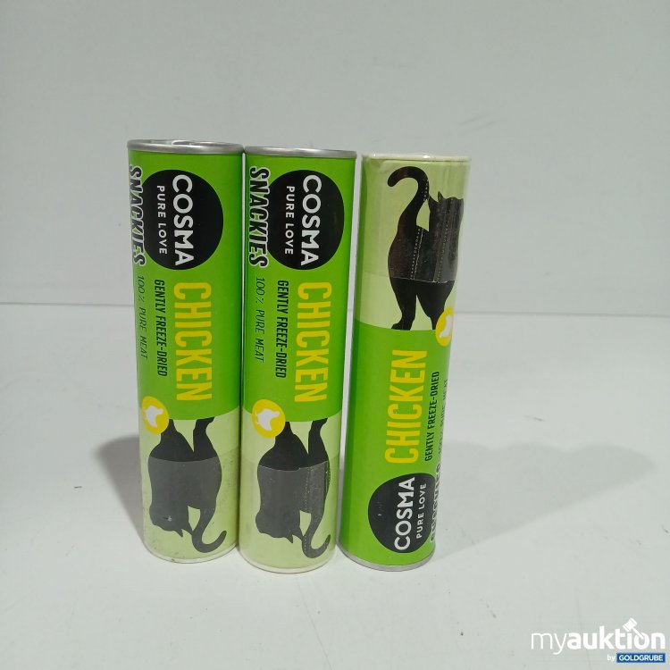 Artikel Nr. 808454 Artikel Nr. 808454: Cosma chicken Katzen Snackies je 26g