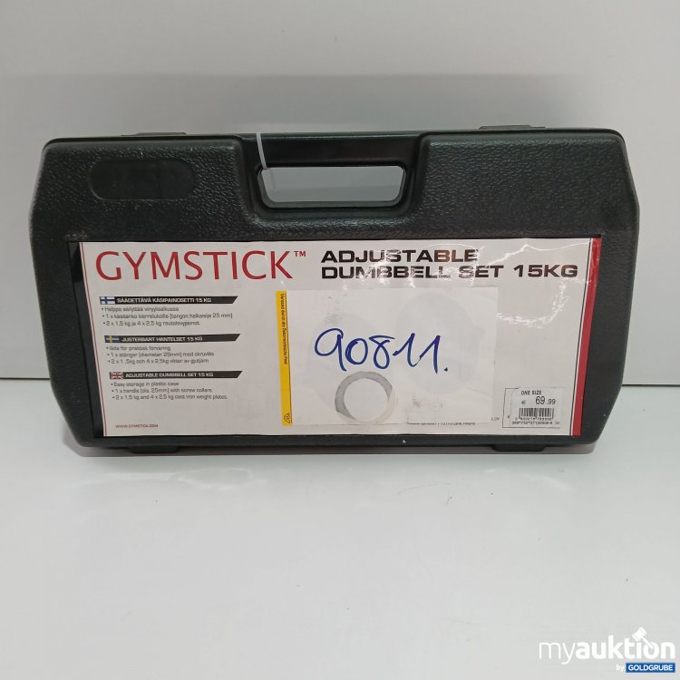 Artikel Nr. 831454 Artikel Nr. 831454: Gymstick Verstellbares Kurzhantelset 15kg