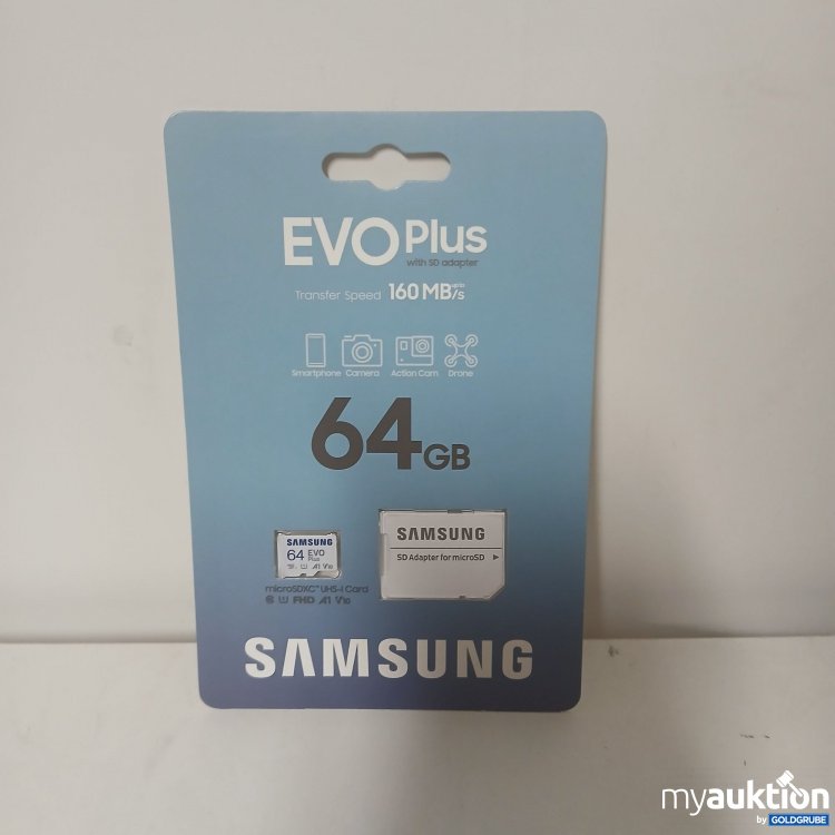 Artikel Nr. 917454 Artikel Nr. 917454: EVO Plus Samsung SD Card 64GB