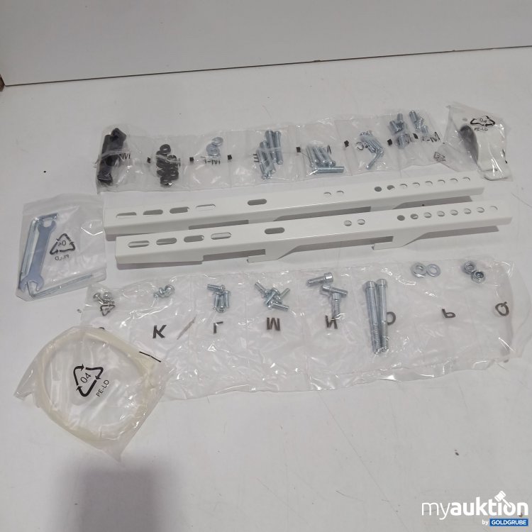 Artikel Nr. 955454: Diverse Wandschienen 44cm weiß mit Zubehör 