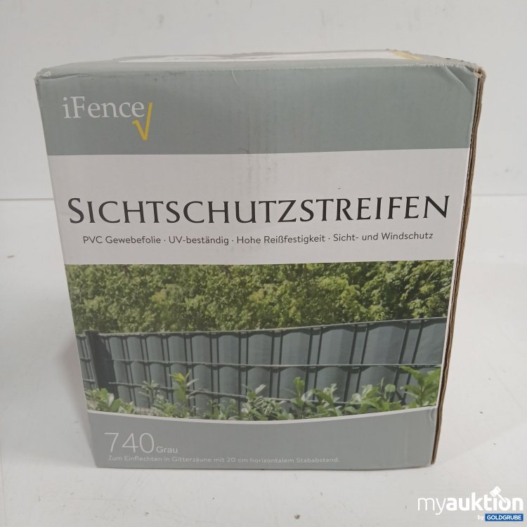 Artikel Nr. 956454: iFence Sichtschutzstreifen 740grau 50m x 19cm 