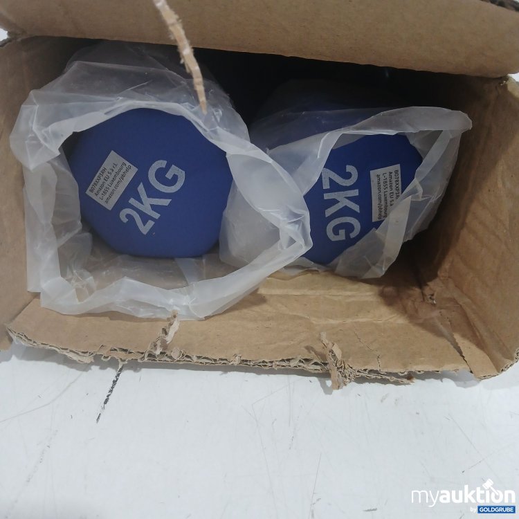Artikel Nr. 992454 Artikel Nr. 992454: Amazon Vinyl Hantel Set 2x2kg blau