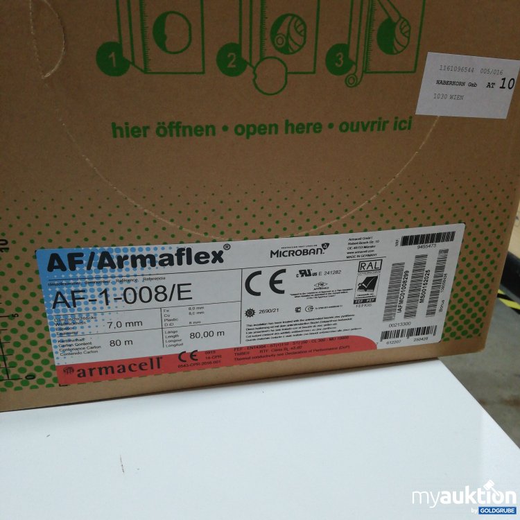 Artikel Nr. 380455 Artikel Nr. 380455: Armaflex Schlauch DSD 7mm 80m