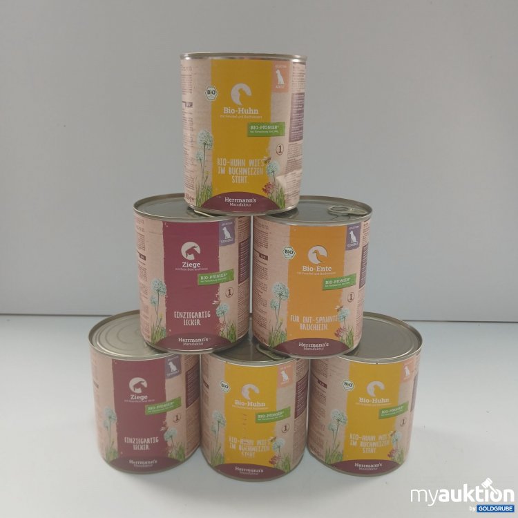 Artikel Nr. 857455 Artikel Nr. 857455: Herrmann's Hundefutter 6x800g