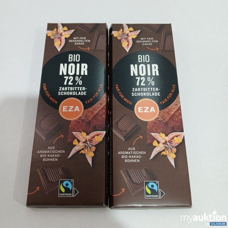 Artikel Nr. 869455: Eza Bio Noir 72% Zartbitterschokolade 2x50g 