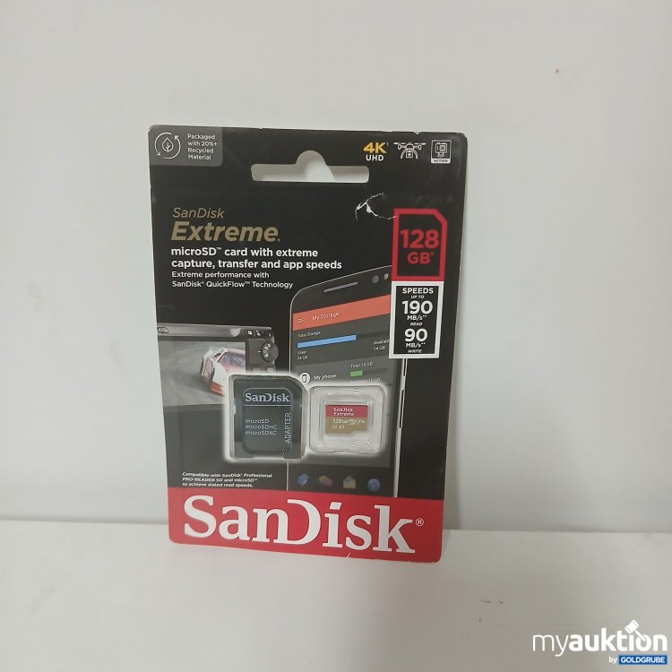 Artikel Nr. 917455 Artikel Nr. 917455: SanDisk Extreme MicroSD Card 128GB