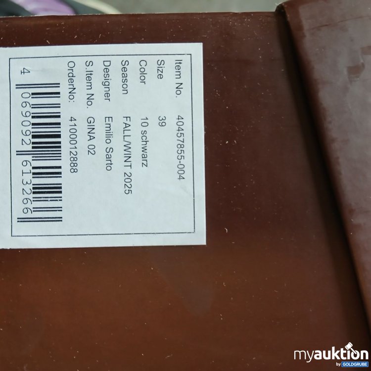 Artikel Nr. 963455: Emilio Sarto Stiefel Schwarz Hochglanz