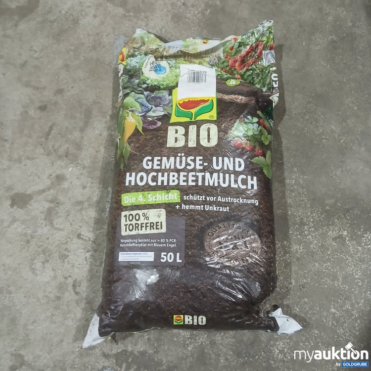 Artikel Nr. 465456 Artikel Nr. 465456: COMPO Bio Gemüse- und Hochbeetmulch 50L