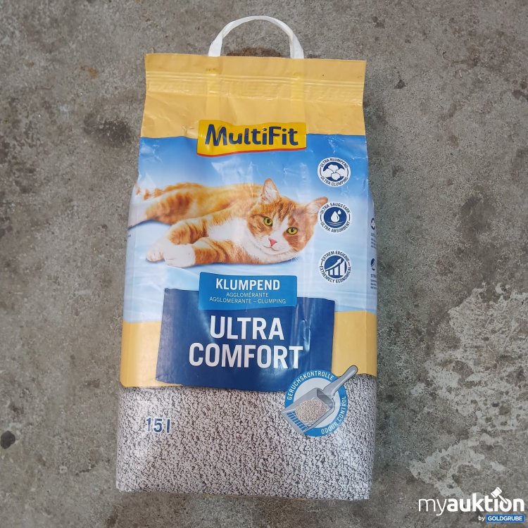 Artikel Nr. 470456: MultiFit Katzenstreu Ultra Comfort klumpend 15 l