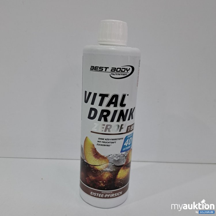 Artikel Nr. 817456 Artikel Nr. 817456: Best Body Vital Drink Zero Eistee Pfirsich 500ml