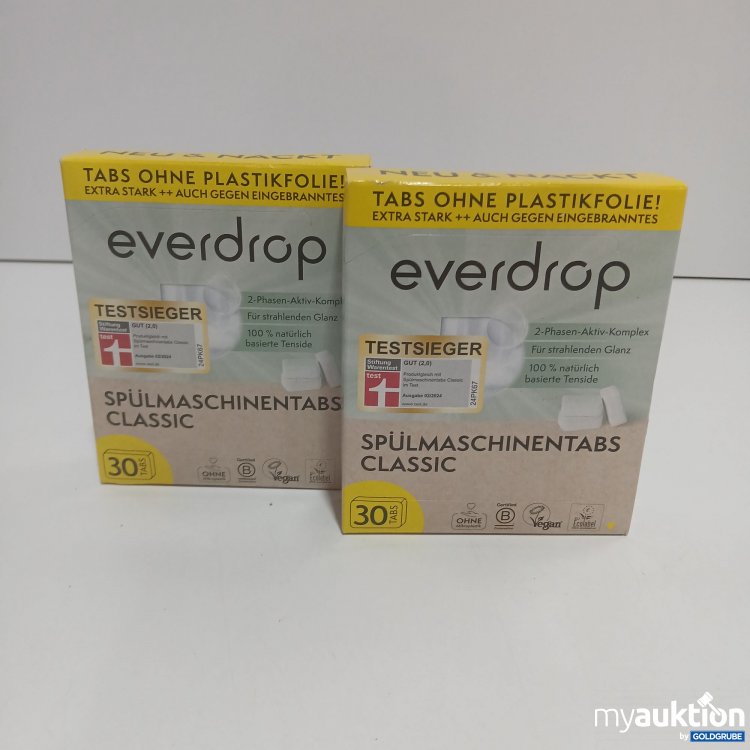 Artikel Nr. 825456: Everdrop Spülmaschinentabs Classic 2x30 Tabs