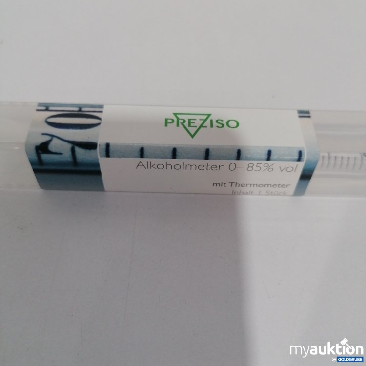 Artikel Nr. 850456: Preziso Alkoholmeter 0-85% vol mit Thermometer 