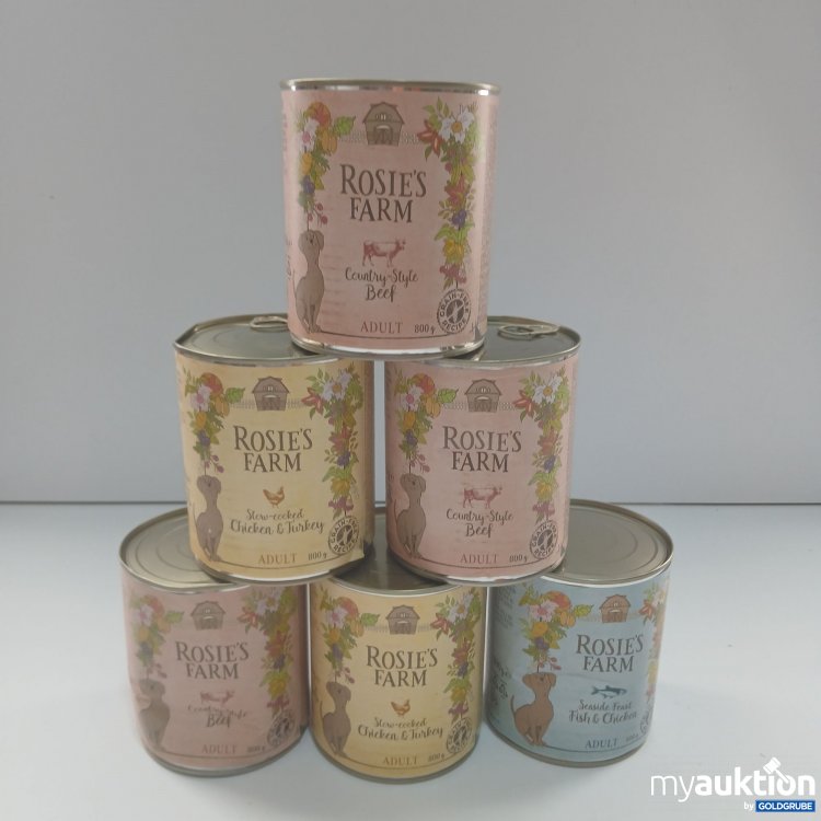 Artikel Nr. 857456 Artikel Nr. 857456: Rosie's Farm Hundefutter 6x800g