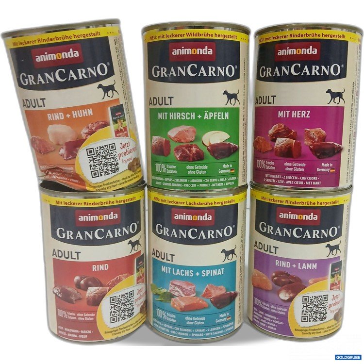 Artikel Nr. 885456: Animonda Gran Carno Adult Hundefutter je 6x 400g