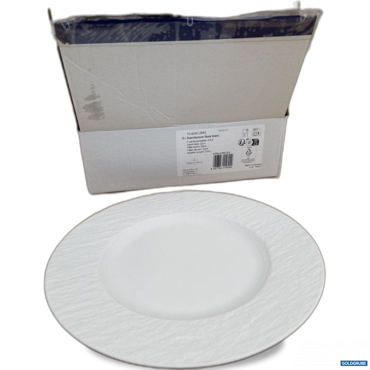 Artikel Nr. 921456: Villeroy & Boch Manufacture Rock blanc Teller 22 cm