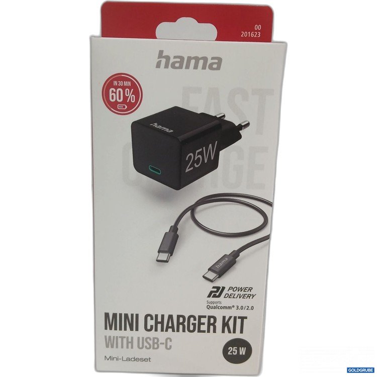 Artikel Nr. 977456 Artikel Nr. 977456: Hama Mini Charger Kit with USB-C 25W