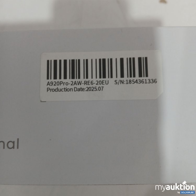 Artikel Nr. 446457: Pax A920Pro Smart Mobile Payment Terminal Seriennr. 1854361336