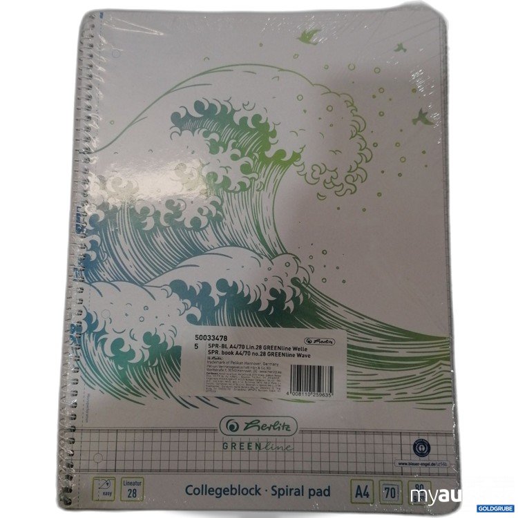 Artikel Nr. 889457: Spiralblock A4 kariert 5Stk 