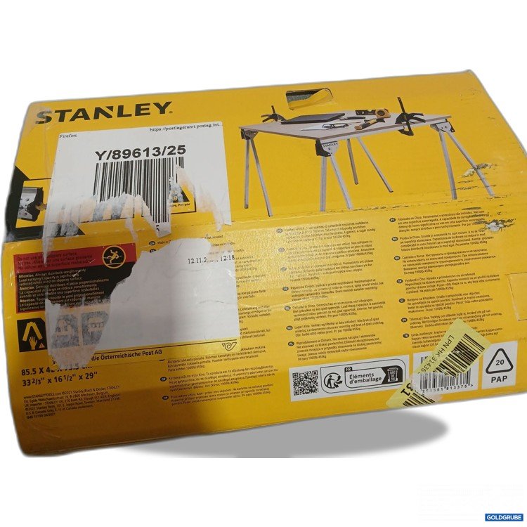 Artikel Nr. 955457: Stanley Klapp-Metall-Arbeitsböcke. 85,5x42x73,5cm