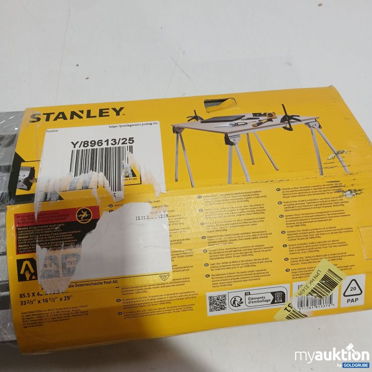 Artikel Nr. 955457: Stanley Klapp-Metall-Arbeitsböcke. 85,5x42x73,5cm