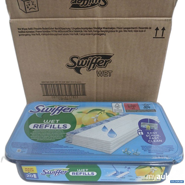Artikel Nr. 972457: Swiffer Wet Feuchte Bodentücher Nachfüllpackung 3x20Stk 