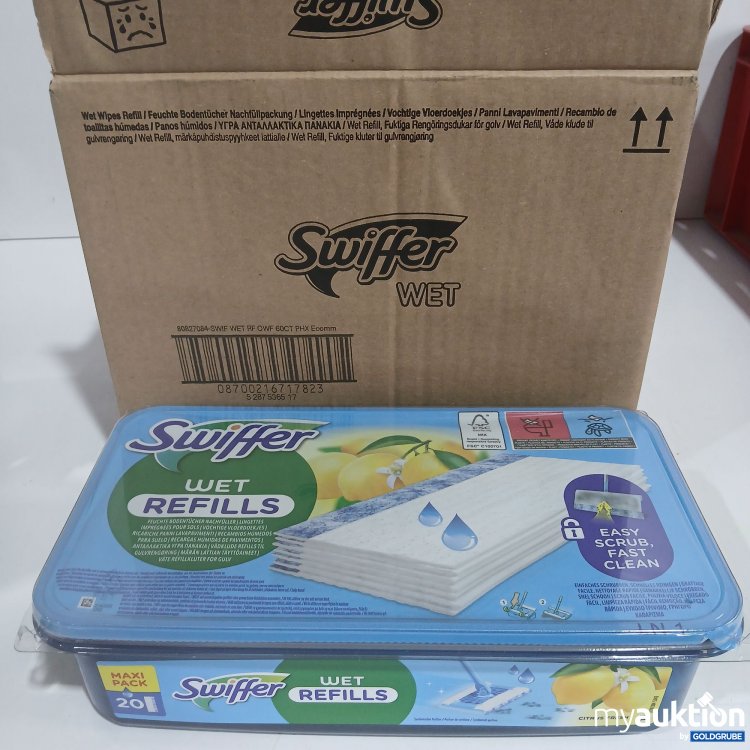 Artikel Nr. 972457: Swiffer Wet Feuchte Bodentücher Nachfüllpackung 3x20Stk 