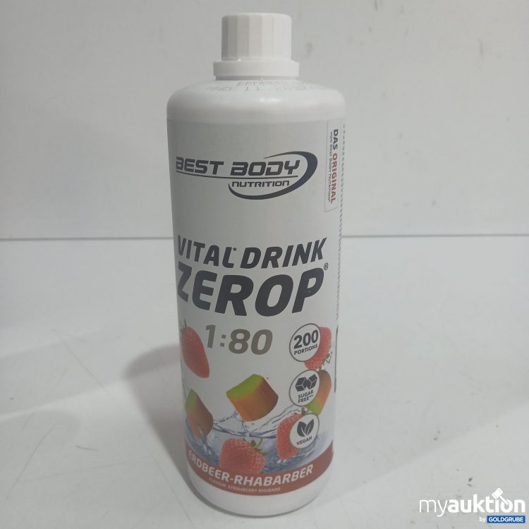 Artikel Nr. 979457 Artikel Nr. 979457: Best Body Vital Drink Zerop 1:80 Erdbeer-Rhabarber 1L