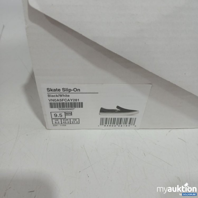 Artikel Nr. 991457 Artikel Nr. 991457: Vans Skate Slip-On Schwarz/Weiß