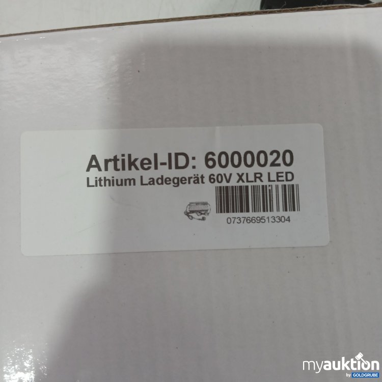 Artikel Nr. 995457 Artikel Nr. 995457: Black Bull Lithium Ladegerät 60V XLR LED