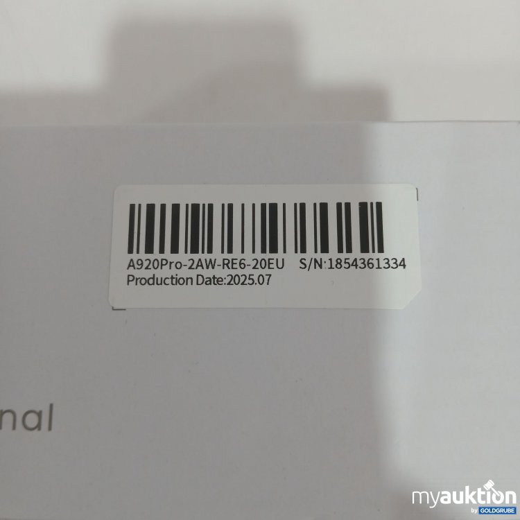 Artikel Nr. 446458: Pax A920Pro Smart Mobile Payment Terminal Seriennr. 1854361334